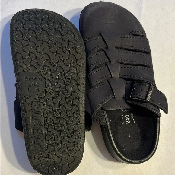Black Tatami Birkenstock Size 37 Strap Clog. NWOT - Picture 4 of 4